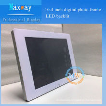 LED backlit 10.4 inch digital photo frame